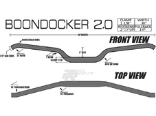 CFR Руль Boondocker 2.0 (черный) 1-1\8&quot;