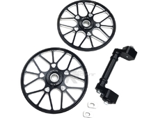 TKI Комплект установки колёс Jenni 9'' для  POLARIS ось смещения 1 INCH/2 WHEEL в комплекте (черный) в Красноярске