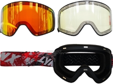 LYNX  BRP Lynx Radien Goggles, Red strap/Black frame