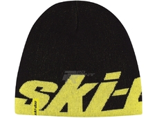 BRP Шапка Ski-doo Reversible beanie Sunburst двухсторонняя черный/лимон (универсальный размер) в Красноярске