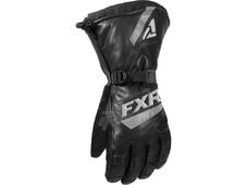 FXR Перчатки Leather Gauntlet кожаные черный (размер 2XL) в Красноярске